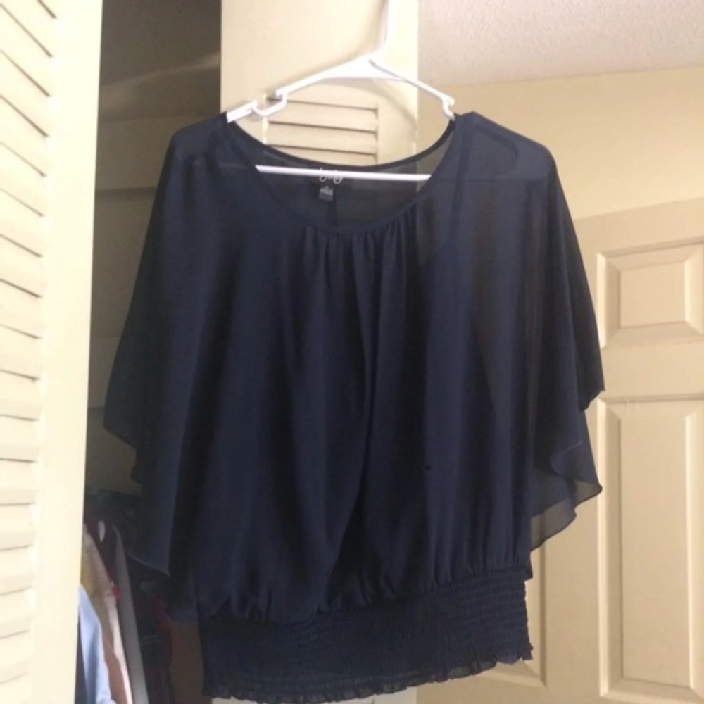 Dark Blue Blouse